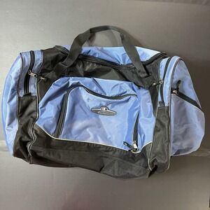 Vintage Champion Endurance Gym Duffle Bag Blue / Black Athletic Bag
